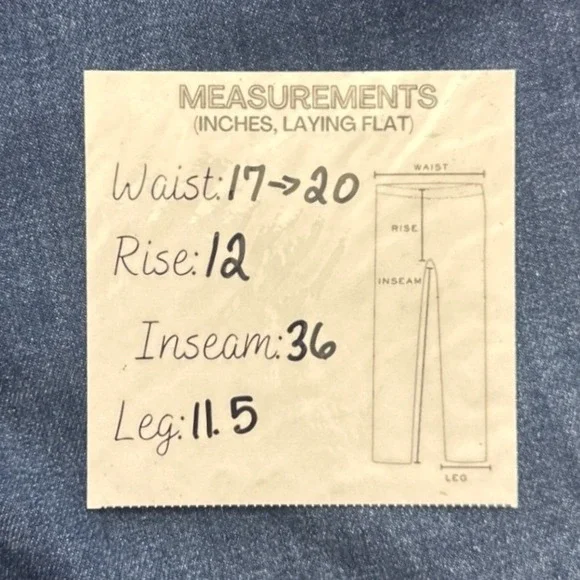 NWT Spanx Flare Jeans XL Tall Dark Wash High Rise Pull On Shaping Stretch Denim - Picture 8 of 8